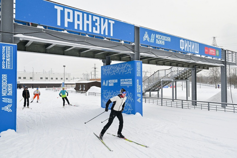 Первая в Москве флагманская лыжная трасса пользуется спросом