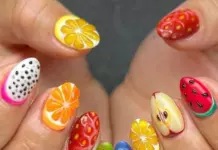 Fruit nails — летняя классика отпускного маникюра