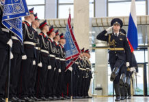 Символ верности и долга: Кропоткинский казачий корпус принял переходящее знамя Президента России